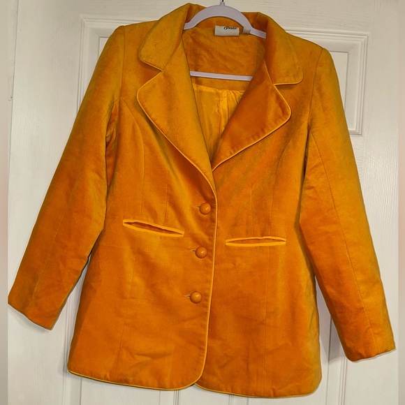 The Hippie Shake Moonage Daydream velvet blazer - Picture 3 of 14